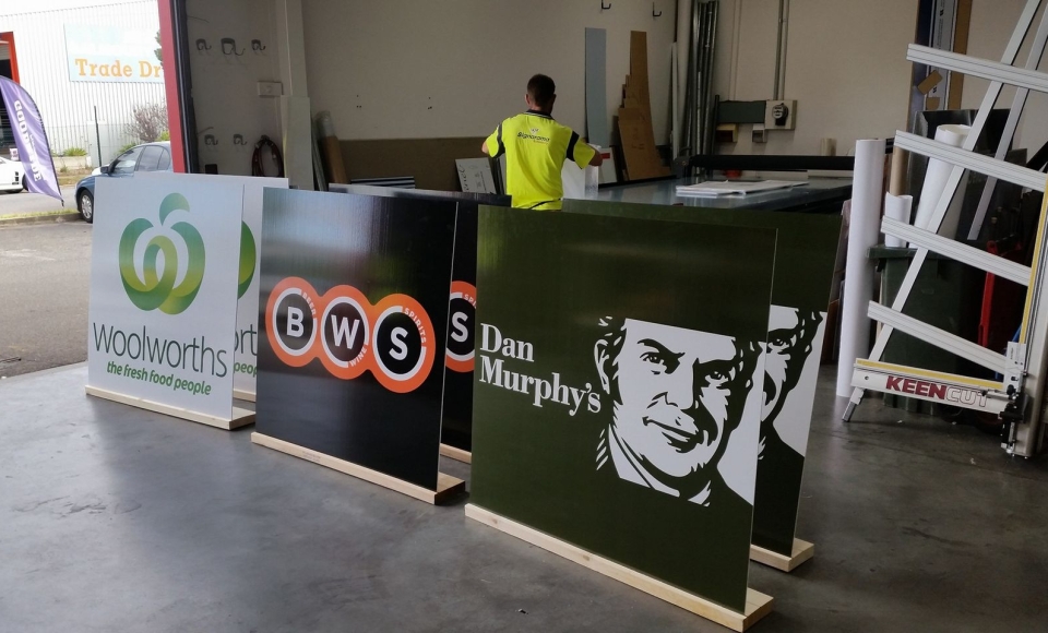 Flat Panel Signs - Direct to Substrate Printing - Flatbed Printing