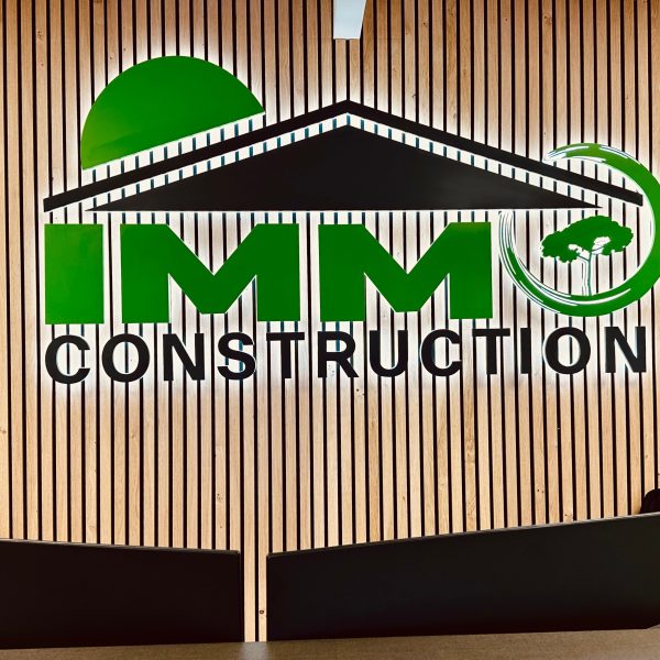 3D Illuminated Signage for Reception