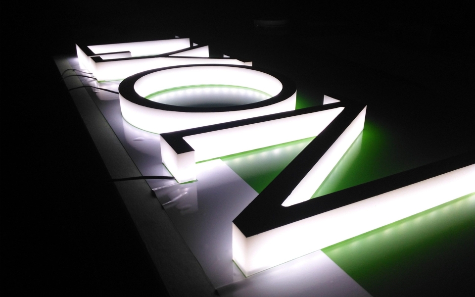 Channel Letters Illuminated