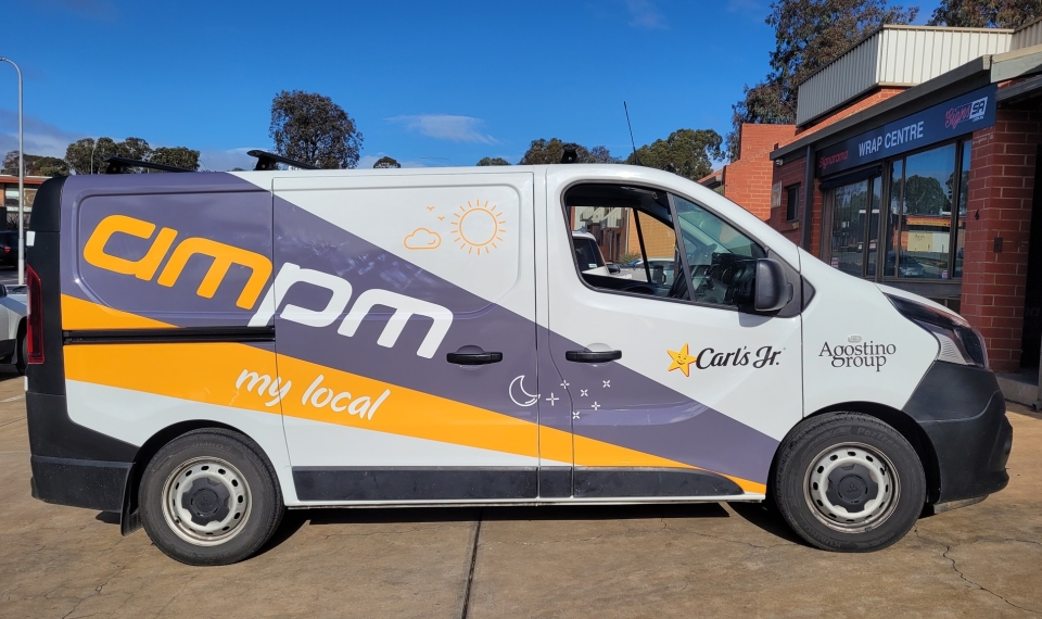 Partial Van Wrap for Business