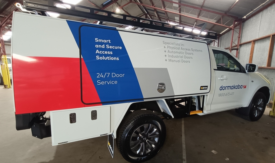 Ute Toolbox Partial Vinyl Graphics