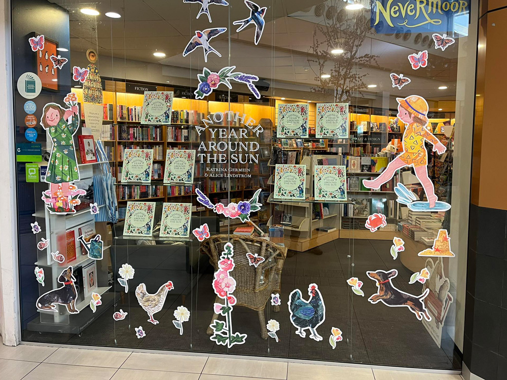 Window Decals for Bookshop
