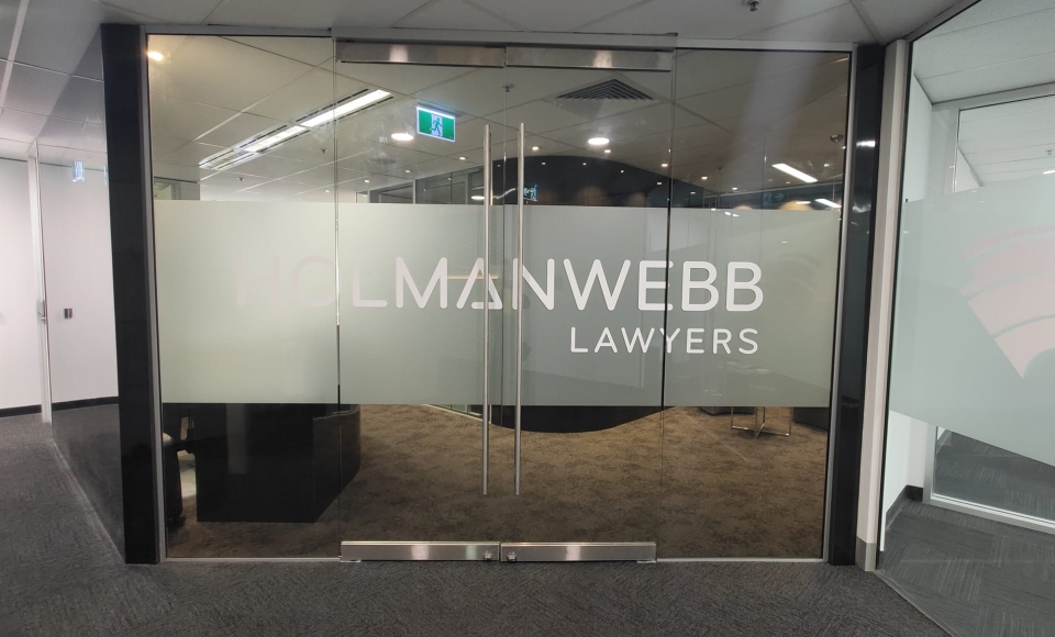 Frosted Window Branding