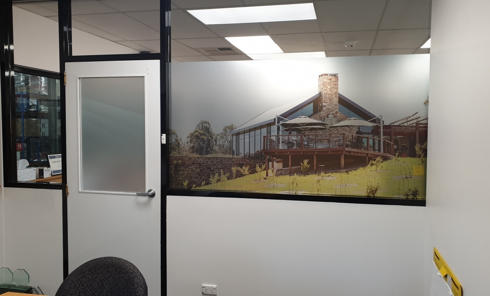 Printed Window Frosting - Mural