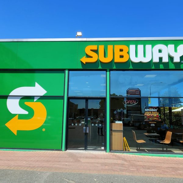 Subway Outdoor Window Signage