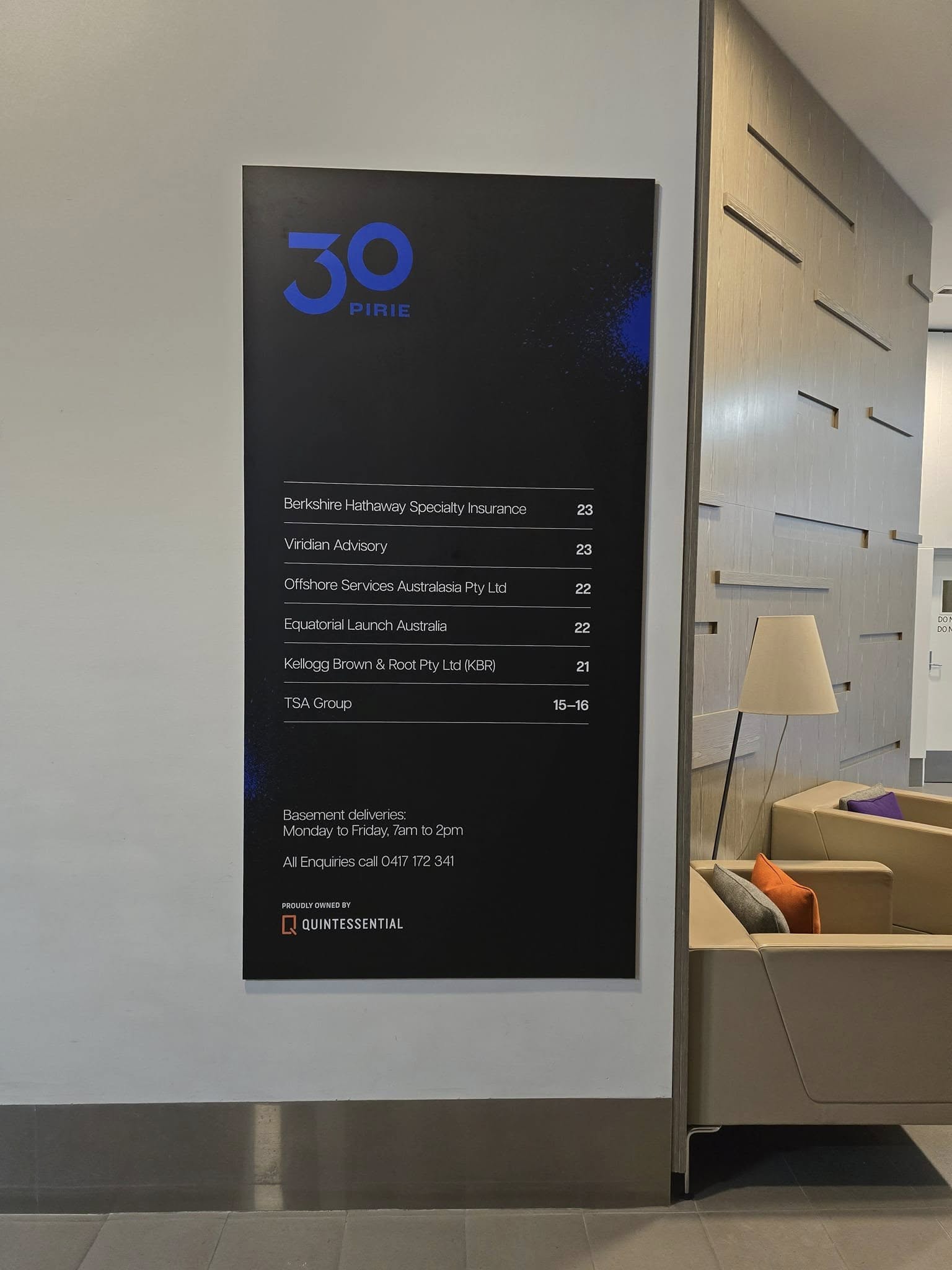 Directory Signage - PVC Panel Display